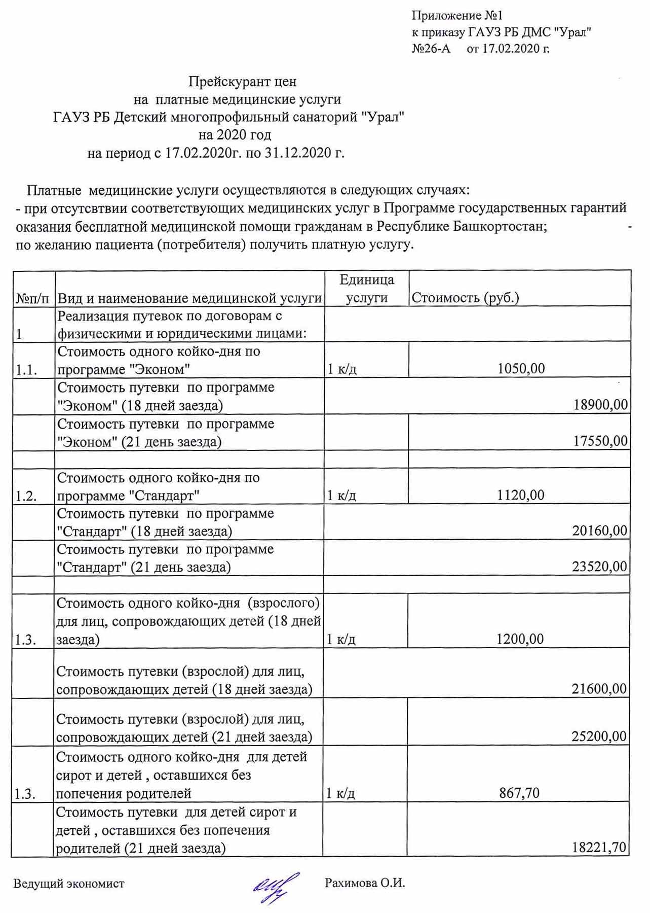 Услуги – ГАУЗ РБ ДМС "Урал"