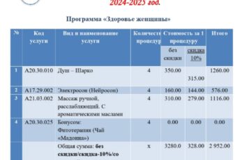 Санаторий Урал приглашает Вас на оздоровительные процедуры для красоты и женского здоровья!